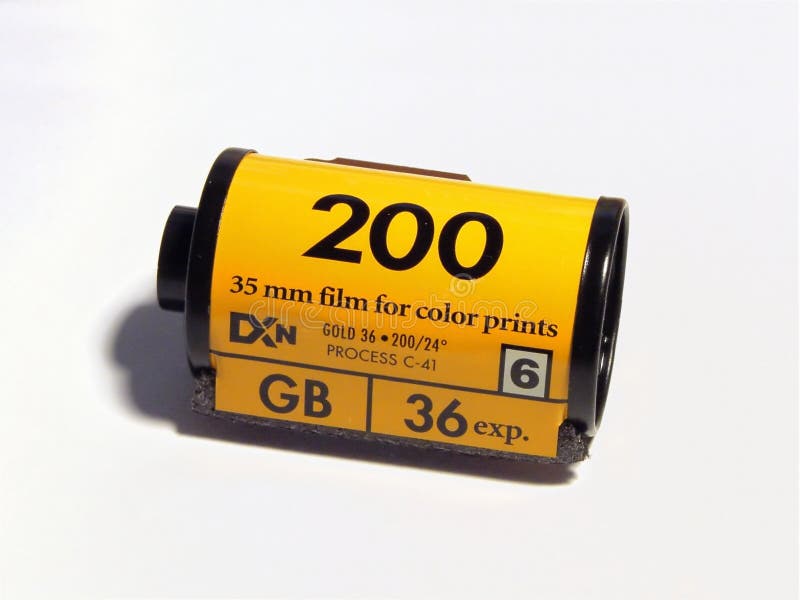 roll of 36 frame ISO200 camera film (Kodak GOLD logo has been digitally removed). roll of 36 frame ISO200 camera film (Kodak GOLD logo has been digitally removed)