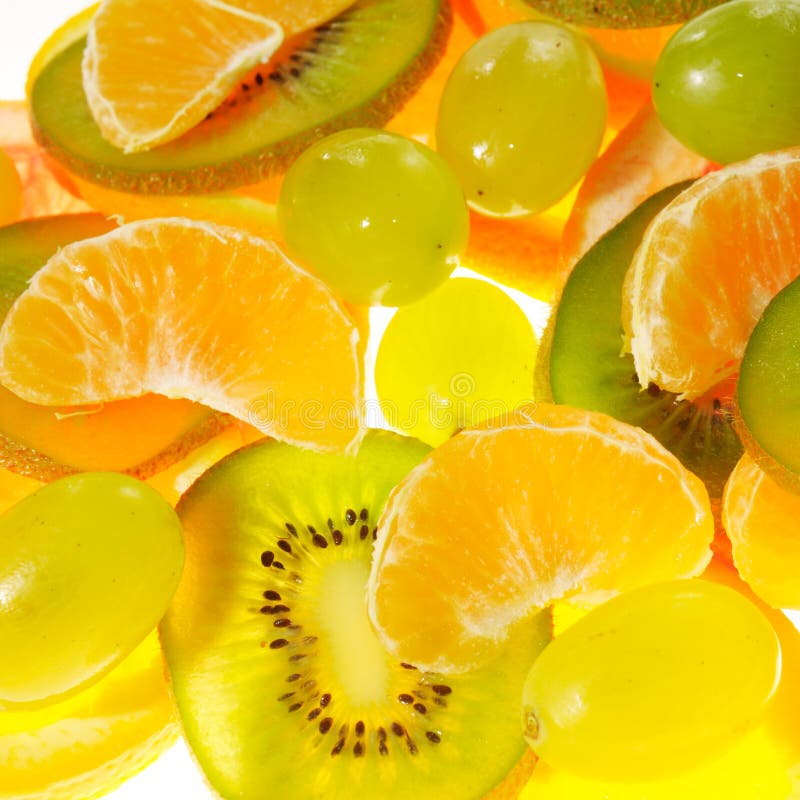 Fruits on a white background. Fruits on a white background