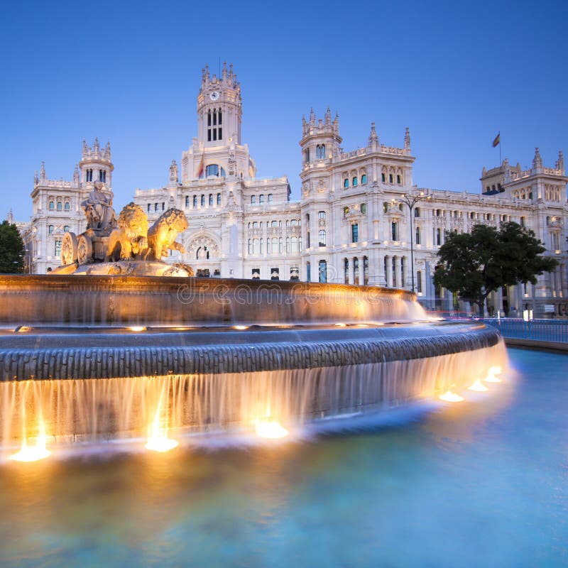 площадь Испания de madrid cibeles стоковые фото площадь Испания de madrid cibeles стоковые фото
