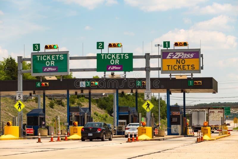 Площадь пошлины на Turnpike PA стоковое фото Площадь пошлины на Turnpike PA стоковое фото
