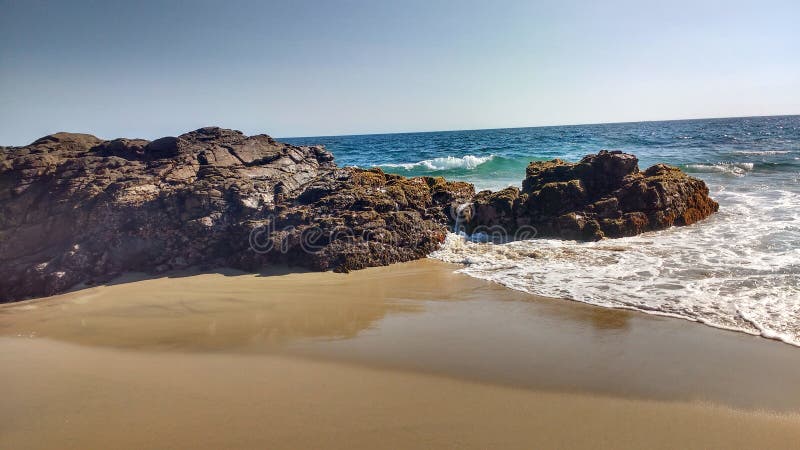 Пляж Оахака в escondido puerto стоковое фото rf Пляж Оахака в escondido puerto стоковое фото rf