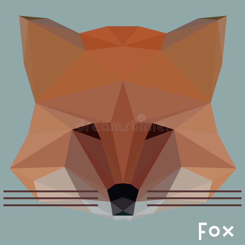 Полигональный Fox бесплатная иллюстрация Полигональный Fox бесплатная иллюстрация