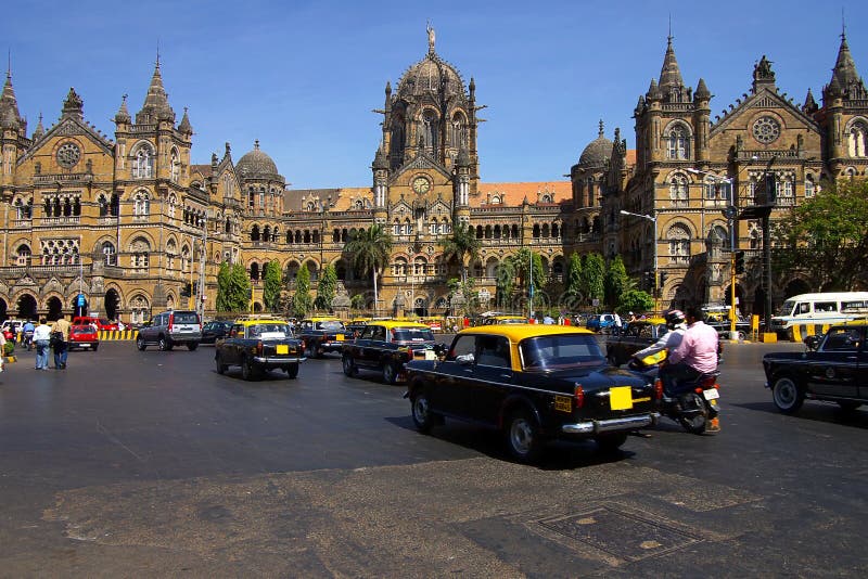 победа железнодорожного вокзала mumbai Индии