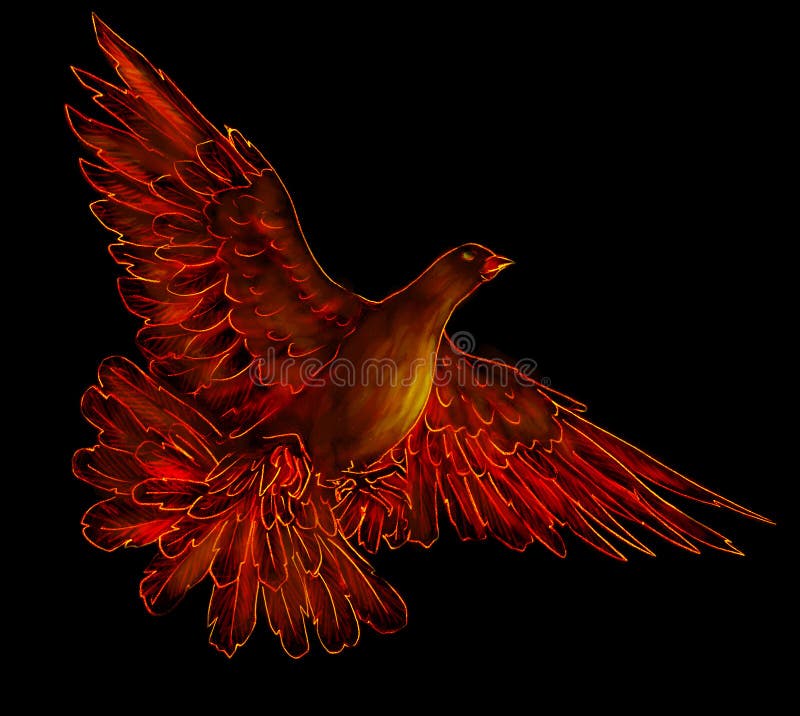 пожар phoenix птицы бесплатная иллюстрация пожар phoenix птицы бесплатная иллюстрация