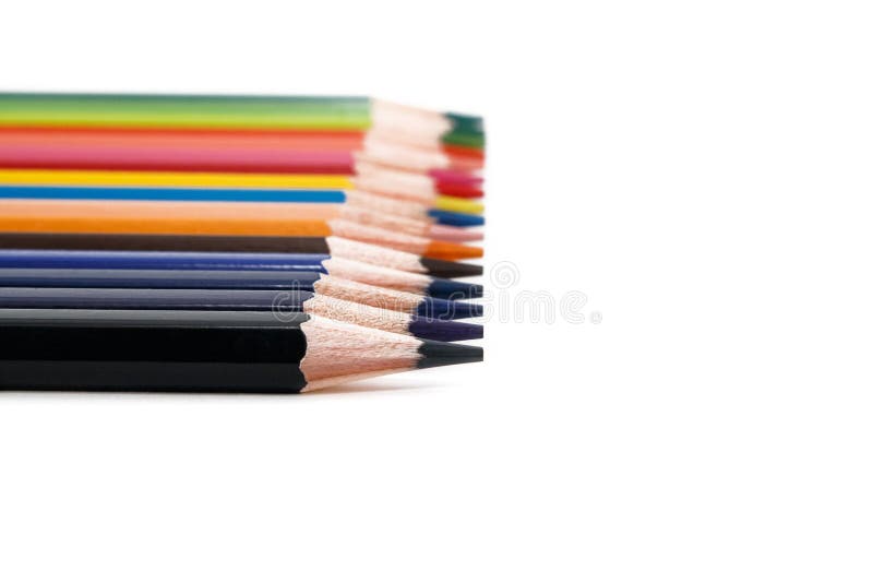 покрашенные карандаши