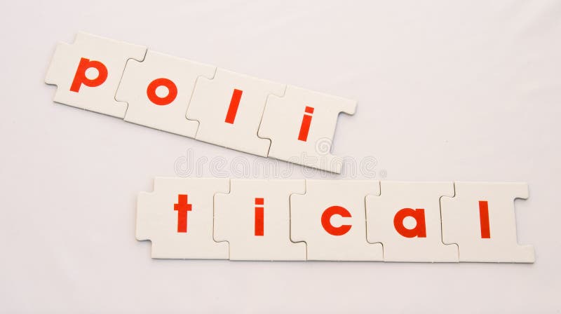 An image of the word political composed of jigsaw pieces but split into two parts illustrating the idea of a split between parties and on policies especially with how to deal with the effects of recession. An image of the word political composed of jigsaw pieces but split into two parts illustrating the idea of a split between parties and on policies especially with how to deal with the effects of recession.