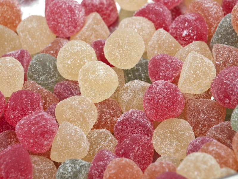 Various jelly sweets exposed to be sold. Various jelly sweets exposed to be sold