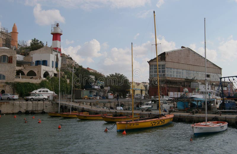 порт jaffa стоковые изображения