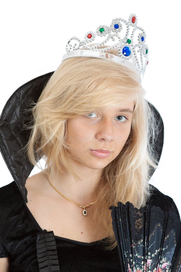 Портрет Close-up девушки princess подростка стоковые фото Портрет Close-up девушки princess подростка стоковые фото
