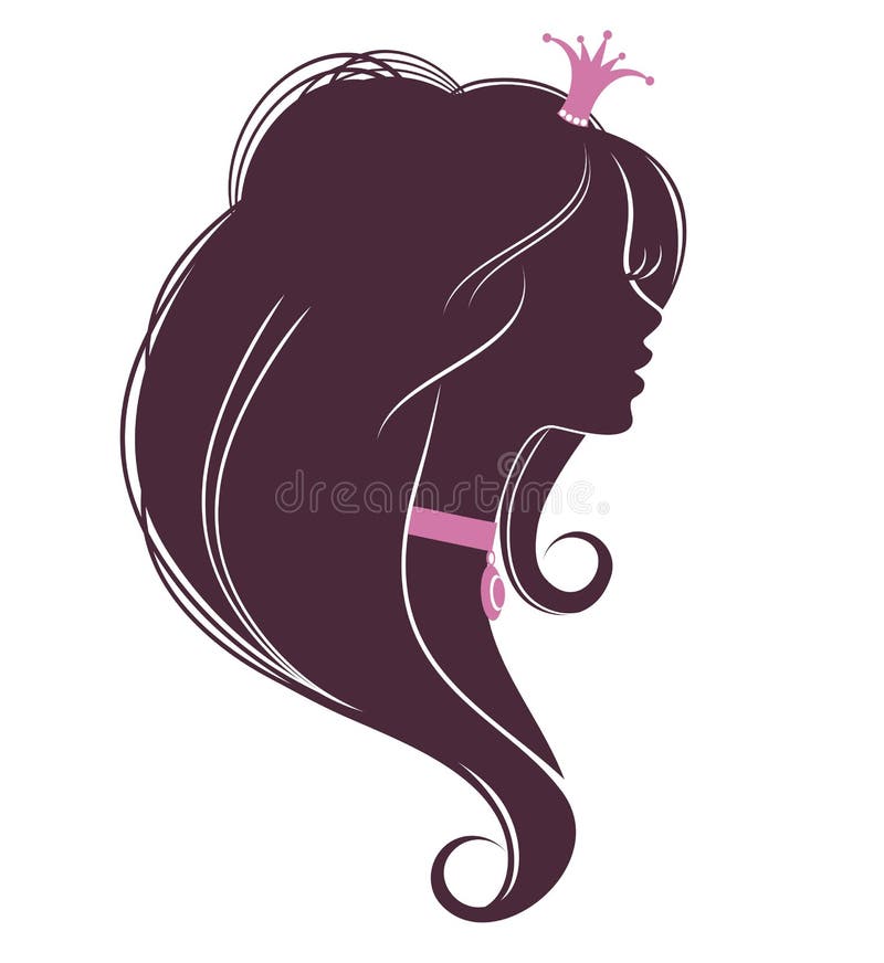 Portrait of a beautiful princess isolated on a white background. Portrait of a beautiful princess isolated on a white background