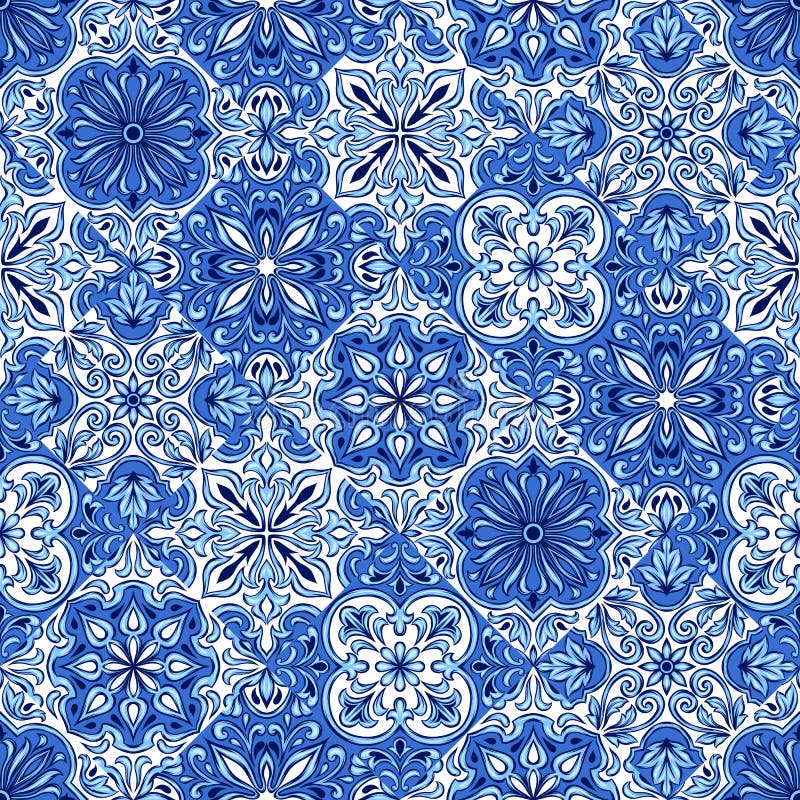 Португальская картина керамической плитки azulejo бесплатная иллюстрация Португальская картина керамической плитки azulejo бесплатная иллюстрация