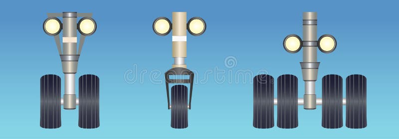 Landing gears on background. Vector illustration. EPS 10. Opacity. Landing gears on background. Vector illustration. EPS 10. Opacity.