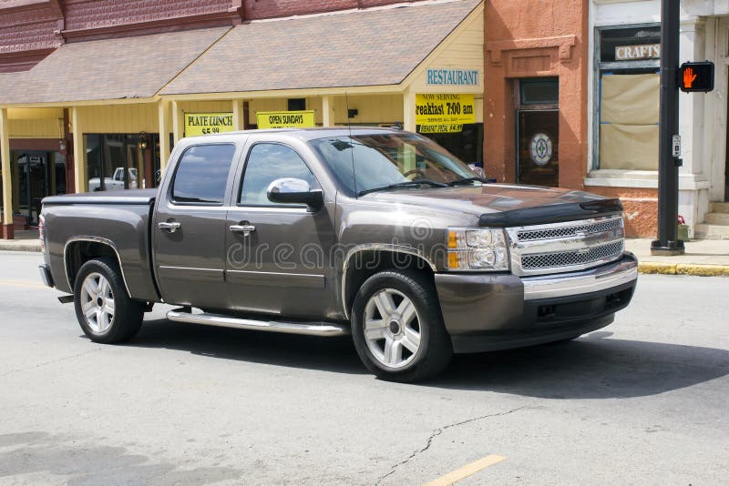 Последний модельный грузовой пикап 2013 Chevy стоковые фото Последний модельный грузовой пикап 2013 Chevy стоковые фото