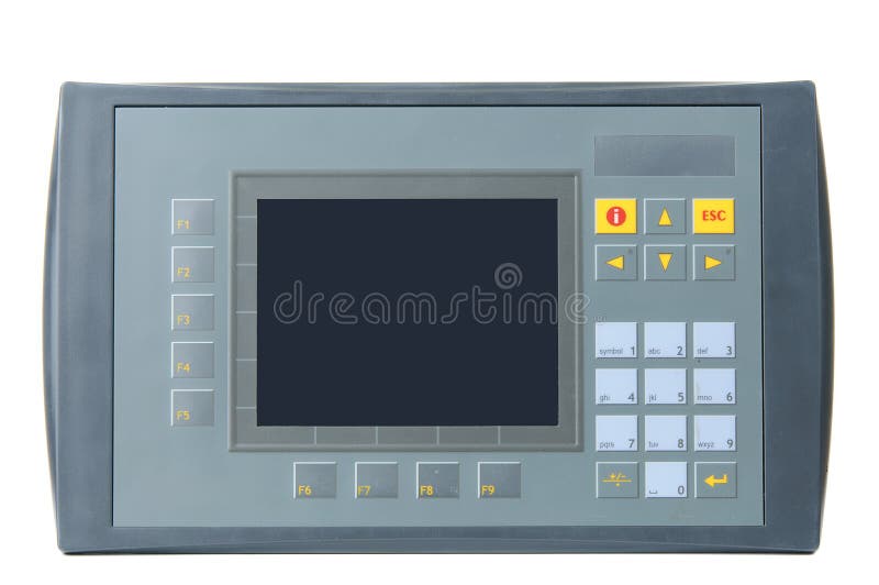 построенный промышленный plc панели оператора стоковая фотография rf построенный промышленный plc панели оператора стоковая фотография rf