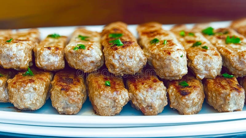 Почувствуйте вкус традиционной индийской платформы кебаб во время вкусного праздника стоковые фотографии rf