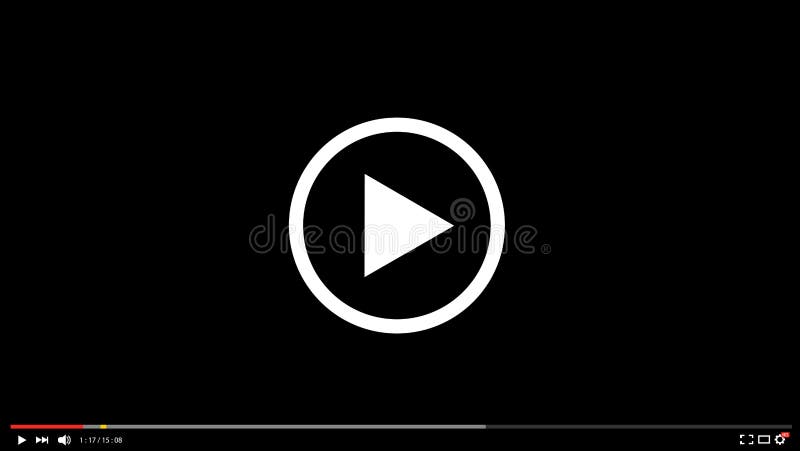 Предпосылка видео-плейер вектора современная иллюстрация вектора