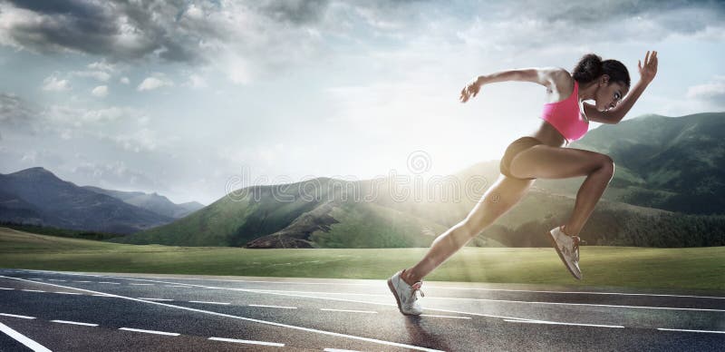 Sport backgrounds. Runner. Dramatic scene. Sport backgrounds. Runner. Dramatic scene.