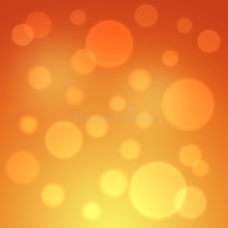 Предпосылка оранжевого желтого цвета осени красная накаляя с bokeh иллюстрация вектора Предпосылка оранжевого желтого цвета осени красная накаляя с bokeh иллюстрация вектора