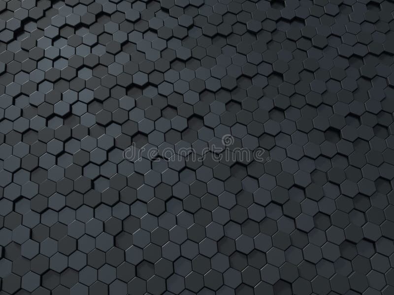 Предпосылка панелей 3d сота конспекта металлическая Металлические шестиугольные темные предпосылка или текстура иллюстрация вектора Предпосылка панелей 3d сота конспекта металлическая Металлические шестиугольные темные предпосылка или текстура иллюстрация вектора