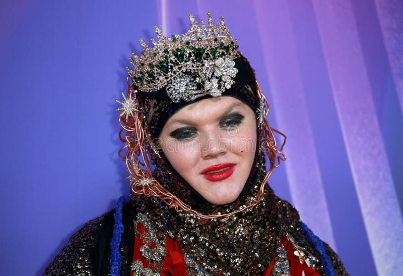 Премьера специальной презентации Priscilla в Лондоне. стоковые фотографии rf