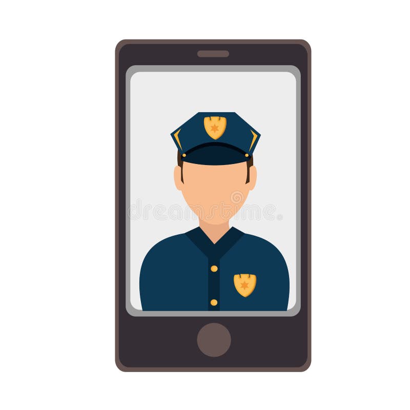 прибор smartphone с значком правосудия изолированным app иллюстрация вектора прибор smartphone с значком правосудия изолированным app иллюстрация вектора