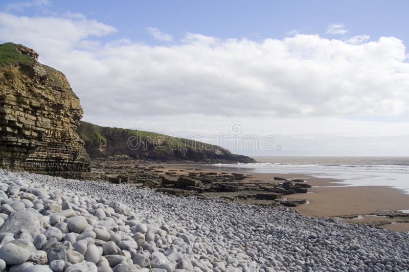 прибрежный ландшафт welsh стоковое фото rf прибрежный ландшафт welsh стоковое фото rf