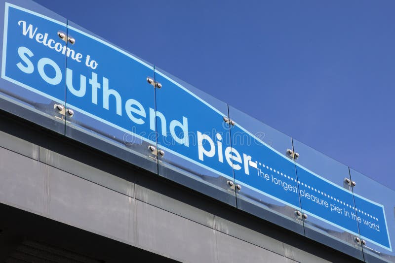 Пристань Southend в Essex стоковые фотографии rf Пристань Southend в Essex стоковые фотографии rf