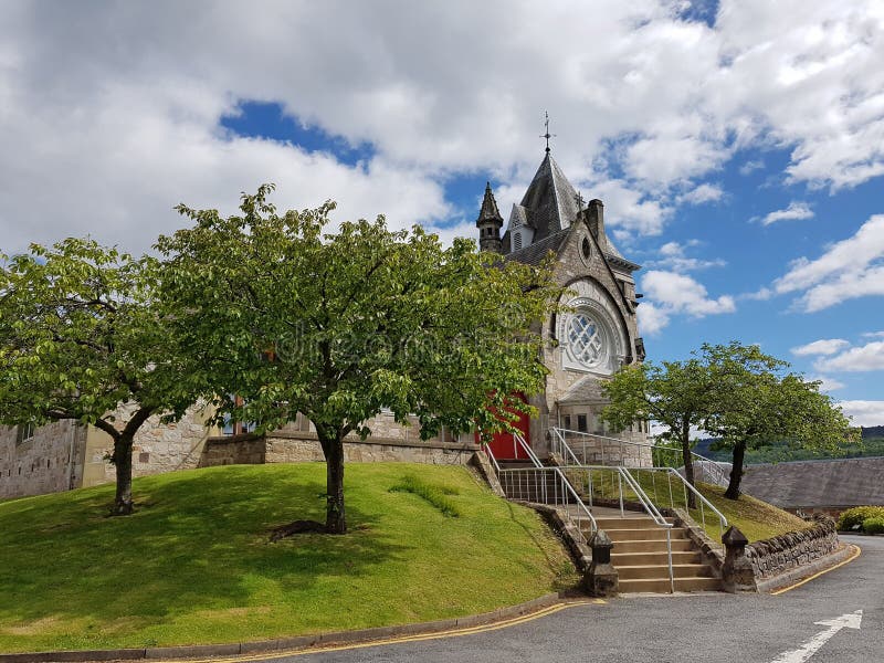 Приходская церковь Pitlochry в Шотландии стоковые фото Приходская церковь Pitlochry в Шотландии стоковые фото