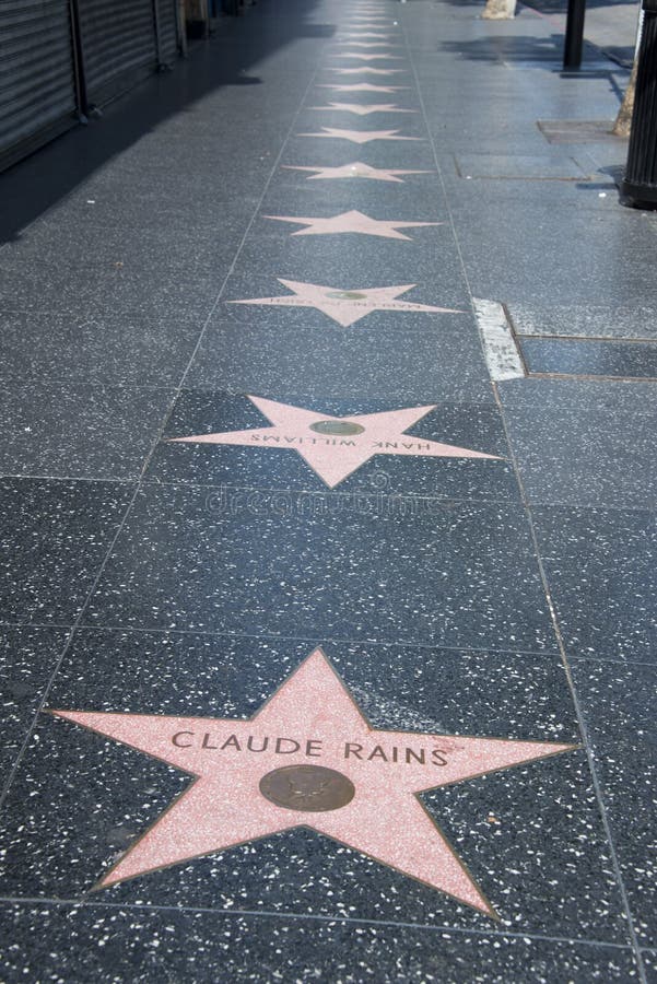 прогулка hollywood славы стоковая фотография прогулка hollywood славы стоковая фотография