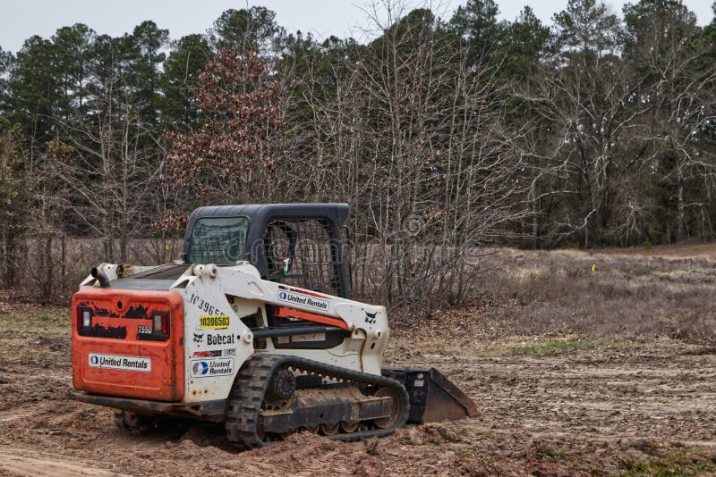 промышленная машина bobcat стоковое изображение rf