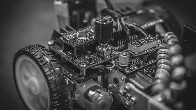 Промышленная механически технология автомобиля робота стоковая фотография Промышленная механически технология автомобиля робота стоковая фотография