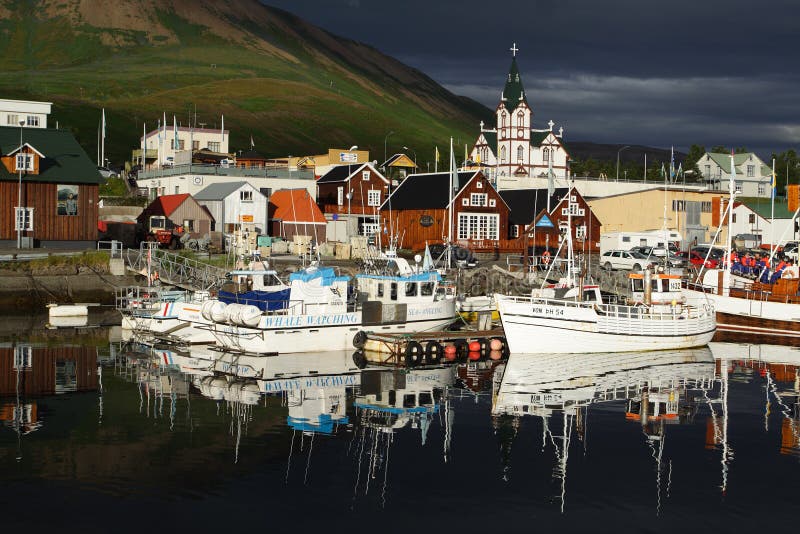 прописной кит сафари Исландии husavik стоковые фотографии rf прописной кит сафари Исландии husavik стоковые фотографии rf