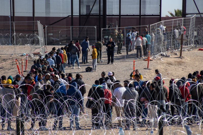 Juarez, Mexico: Migrants, mainly from Venezuela, seek asylum before Title 42 ends at Mexico-US border (May 13, 2023). Seeking safety, hope, and a better future. Juarez, Mexico: Migrants, mainly from Venezuela, seek asylum before Title 42 ends at Mexico-US border (May 13, 2023). Seeking safety, hope, and a better future.