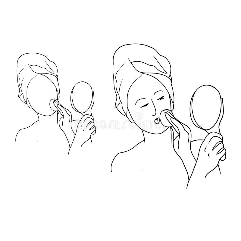 Face and body care stock illustration. Illustration of fashion 153965896