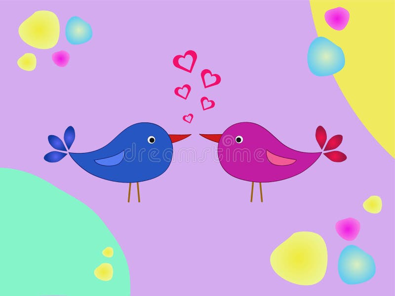 Птицы в влюбленности