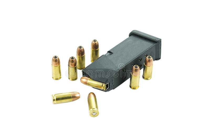 пули и кассета 9mm изолированные на белой предпосылке стоковое изображение пули и кассета 9mm изолированные на белой предпосылке стоковое изображение