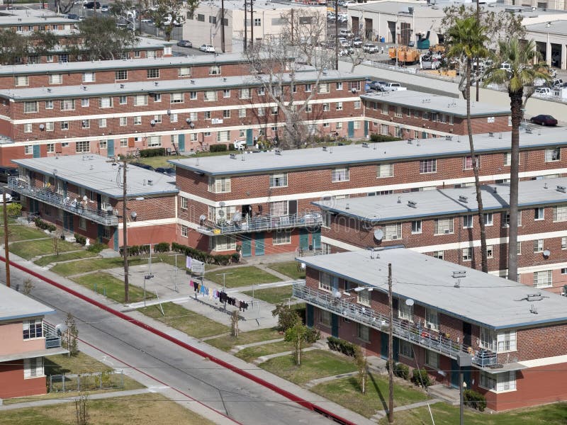 City owned public housing project in the western United States. City owned public housing project in the western United States.