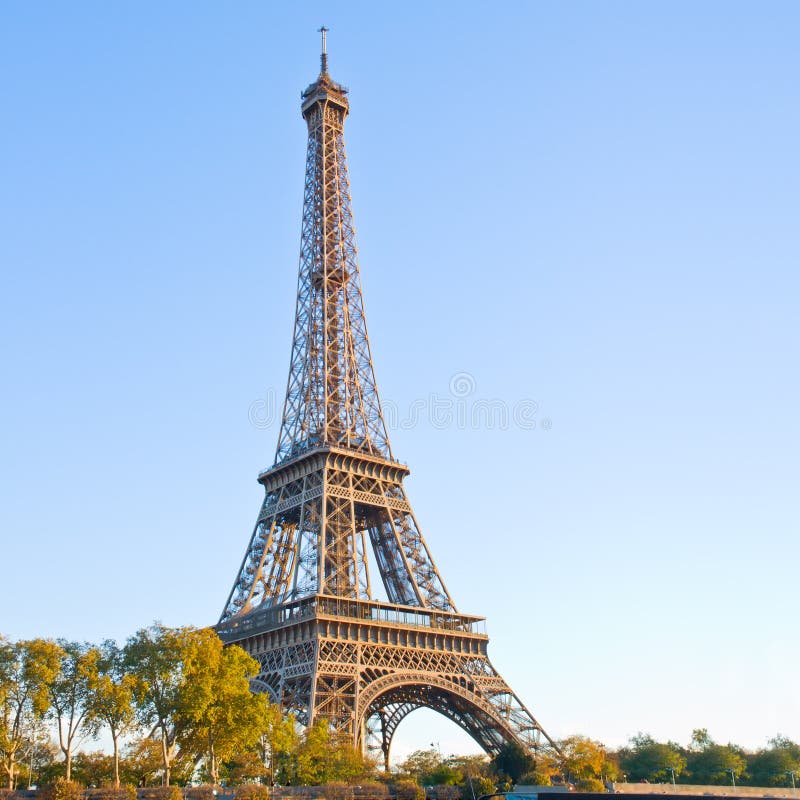 Путешествие Eiffel в франция, Париже стоковое фото rf