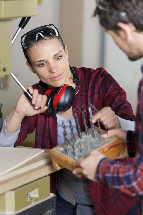 2 workers in furniture factory craftsman. 2 workers in furniture factory craftsman