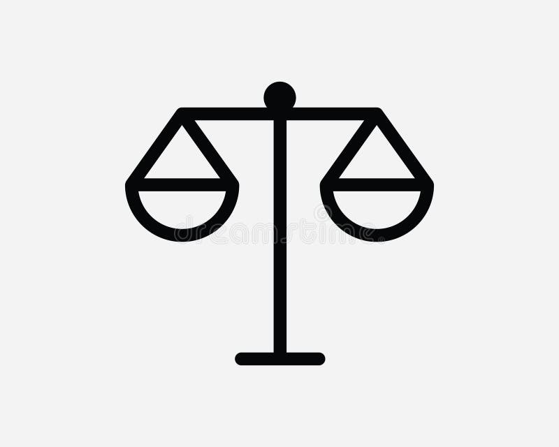 равенство этики равное соотношение сил справедливость закон юридическая целостность черно-белый символ знак символ векторный графи бесплатная иллюстрация