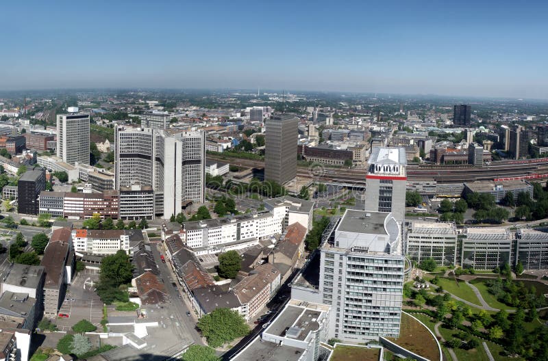 разбивочная панорама essen города стоковые фото разбивочная панорама essen города стоковые фото