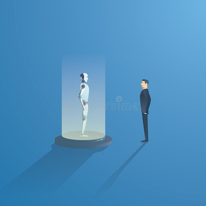 Развитие концепции вектора искусственного интеллекта Средство и бизнесмен AI Символ нововведения, будущего, технологии бесплатная иллюстрация Развитие концепции вектора искусственного интеллекта Средство и бизнесмен AI Символ нововведения, будущего, технологии бесплатная иллюстрация