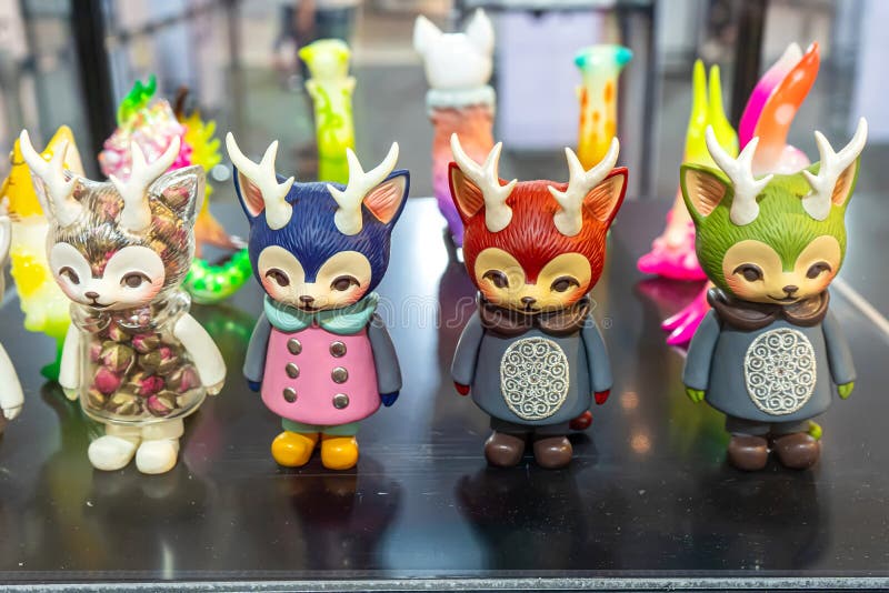 различные модели игрушек стоковое изображение rf