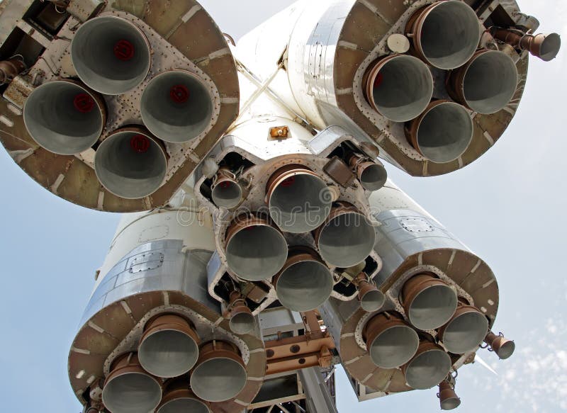 Rocket engine nozzles of first world spacecraft Vostok-1. Rocket engine nozzles of first world spacecraft Vostok-1