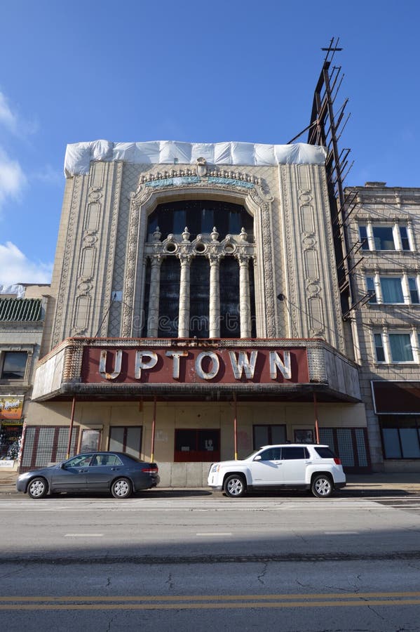 This is a picture of the legendary Uptown Theatre in the Uptown neighborhood of Chicago, Illinois. Owned by the theater group of Balaban and Katz. The theater was designed by the architects Rapp & Rapp, is an example of Tudor Revival/Spanish Revival Architectural Styles, and opened in 1925 with 4, 381 seats. On November 20, 1986 it was added to the National Register of Historic Places, and declared a Chicago Landmark on October 2, 1991. This picture was taken on November 25, 2014. This is a picture of the legendary Uptown Theatre in the Uptown neighborhood of Chicago, Illinois. Owned by the theater group of Balaban and Katz. The theater was designed by the architects Rapp & Rapp, is an example of Tudor Revival/Spanish Revival Architectural Styles, and opened in 1925 with 4, 381 seats. On November 20, 1986 it was added to the National Register of Historic Places, and declared a Chicago Landmark on October 2, 1991. This picture was taken on November 25, 2014.