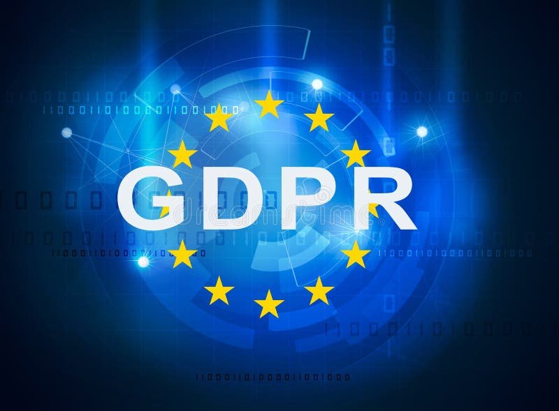 Регулировка защиты данных GDPR общая иллюстрация вектора Регулировка защиты данных GDPR общая иллюстрация вектора