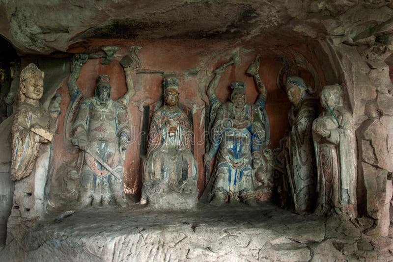 1.93 meters tall niches, 2.80 meters wide, 1.51 meters deep. Are central carved wall Ziwei Great, the imperial crown clothes. Sitting on the Throne. Great all around up a God, 6 who left arm and right arm were 4, holding swords, axes and other instruments. Both vertical eyebrow anger day, helmet armor penetration, mighty pressing, leg side were a dragon volts. Each carved wall around a woman waiter, Gongsu standing. Arctic transit Ziwei Emperors too, is four Royal in the second. Cloud seven signed, said the North Star by Star, the gods of this also. Therefore, the highest and most revered as a master of the stars also. Is a Taoist deity, governed only by the Jade Emperor, the command of God and the mountains Realms star gods and can do anything they want, servitude lightning spirits. More than a folk worship. 1.93 meters tall niches, 2.80 meters wide, 1.51 meters deep. Are central carved wall Ziwei Great, the imperial crown clothes. Sitting on the Throne. Great all around up a God, 6 who left arm and right arm were 4, holding swords, axes and other instruments. Both vertical eyebrow anger day, helmet armor penetration, mighty pressing, leg side were a dragon volts. Each carved wall around a woman waiter, Gongsu standing. Arctic transit Ziwei Emperors too, is four Royal in the second. Cloud seven signed, said the North Star by Star, the gods of this also. Therefore, the highest and most revered as a master of the stars also. Is a Taoist deity, governed only by the Jade Emperor, the command of God and the mountains Realms star gods and can do anything they want, servitude lightning spirits. More than a folk worship.