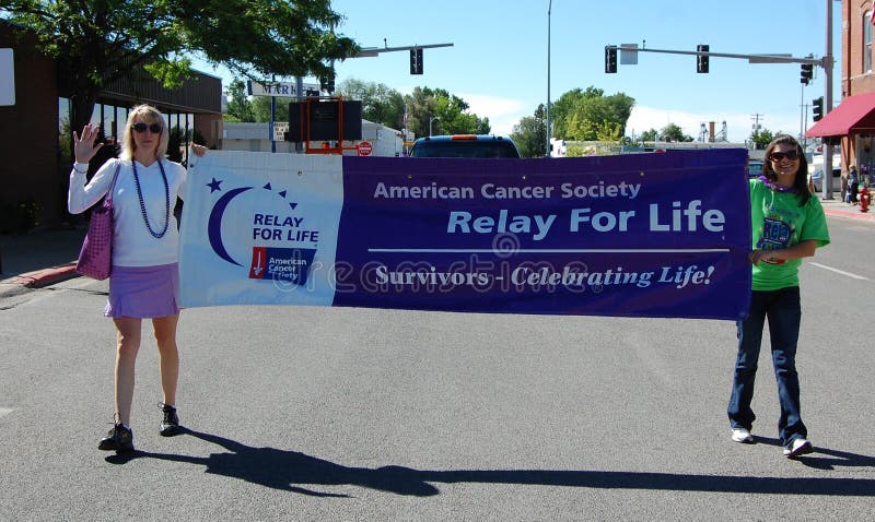 Relay for life parade poster. Relay For Life (often shortened to Relay) is the main volunteer-driven cancer fundraising event of the American Cancer Society. Originating in the United States, the Relay For Life event has spread to 21 countries worldwide [1]. Relay events are held in local communities, campus universities, military bases, and in cyberspace. Although the main objective of Relay is to raise money for cancer research and cancer patients, the event is held to spread cancer awareness, celebrate the lives of survivors, remember those who lost their lives to cancer, and unite a community in the fight against cancer. It is estimated that Relay For Life events have raised over 3 billion dollars to date [2]. The first team to raise over one million dollars is the Rosebud Miners [3], and the largest per capita fundraiser for a college or university is Loyola College in Maryland [4]. The largest virtual fundraising event is Relay For Life of Second Life, which has raised almost $700,000 since 2004 [5]. This event took place in Mountain Home, Idaho. Relay for life parade poster. Relay For Life (often shortened to Relay) is the main volunteer-driven cancer fundraising event of the American Cancer Society. Originating in the United States, the Relay For Life event has spread to 21 countries worldwide [1]. Relay events are held in local communities, campus universities, military bases, and in cyberspace. Although the main objective of Relay is to raise money for cancer research and cancer patients, the event is held to spread cancer awareness, celebrate the lives of survivors, remember those who lost their lives to cancer, and unite a community in the fight against cancer. It is estimated that Relay For Life events have raised over 3 billion dollars to date [2]. The first team to raise over one million dollars is the Rosebud Miners [3], and the largest per capita fundraiser for a college or university is Loyola College in Maryland [4]. The largest virtual fundraising event is Relay For Life of Second Life, which has raised almost $700,000 since 2004 [5]. This event took place in Mountain Home, Idaho.