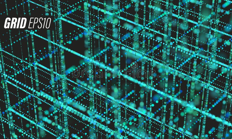 Решетка данных Предпосылка футуриста кибер светокопии Bigdata Данные по облака иллюстрация штока Решетка данных Предпосылка футуриста кибер светокопии Bigdata Данные по облака иллюстрация штока