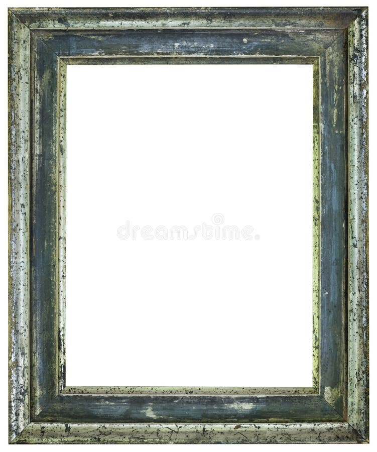 Old Patina Wooden Picture Frame Cutout. Additional format is with transparent background. Old Patina Wooden Picture Frame Cutout. Additional format is with transparent background